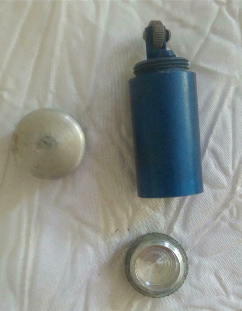 Briquet aansteker ww2 Luftwaffe anodisé, Enlèvement ou Envoi, Utilisé, Briquet