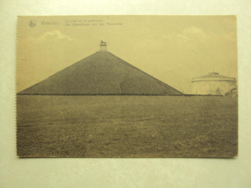 48957 - WATERLOO - LE LION ET LE PANORAMA - ZIE 2 FOTO'S, Envoi