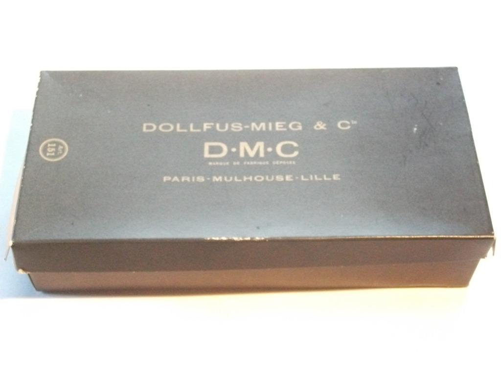 Boîte en carton vintage dmc dollfus-mieg & cie, Enlèvement ou Envoi, Utilisé, Emballage