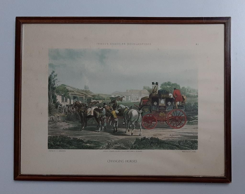 litho/ London/ Changing horses, Enlèvement ou Envoi
