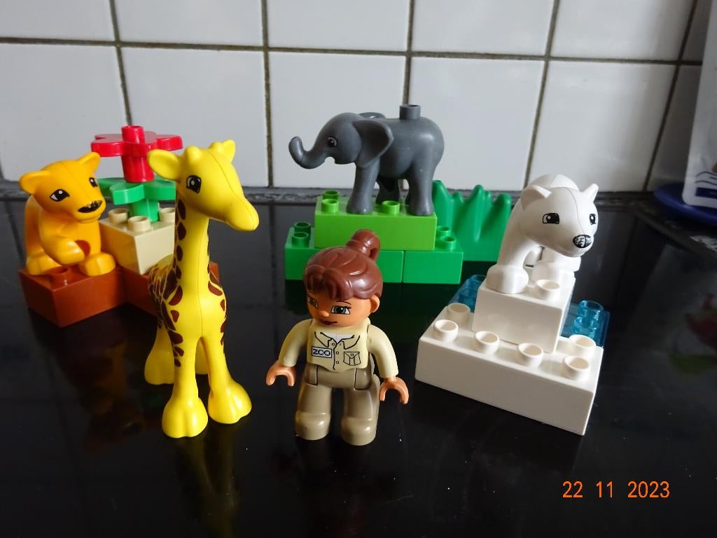 Duplo Ville Baby dierentuin - 4962*VOLLEDIG*PRIMA STAAT*, Ophalen of Verzenden, Complete set, Duplo