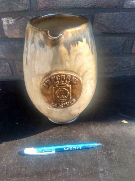 Oude bierkruik Bie Legrand Tamines / Brasserie Legrand, Ophalen of Verzenden, Gebruikt