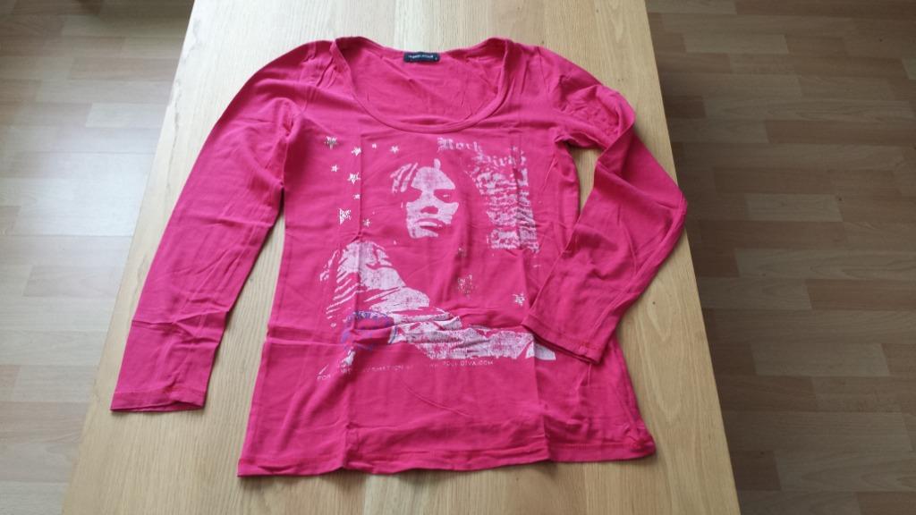 Fuchsia zwangerschapst-shirt - Mamalicious - maat S, Kleding | Dames, Zwangerschapskleding, Mamalicious, Roze, Maat 36 (S), Gedragen