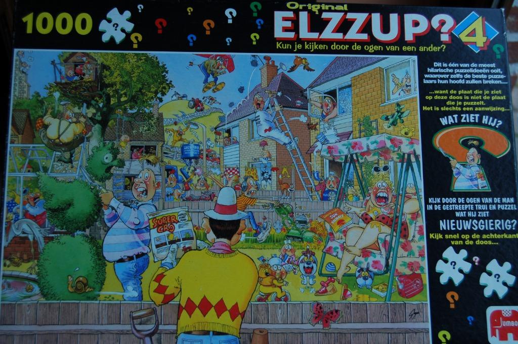Puzzle ELZZUP? 4 - JUMBO - 1000 Pièces, Enlèvement ou Envoi, 500 à 1500 pièces, Utilisé, Puzzle