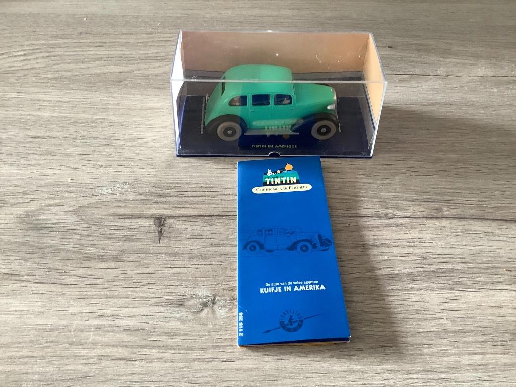 Voiture miniature Tintin : Tintin en Amérique (Nouveau), Enlèvement ou Envoi, Tintin, Neuf, Statue ou Figurine