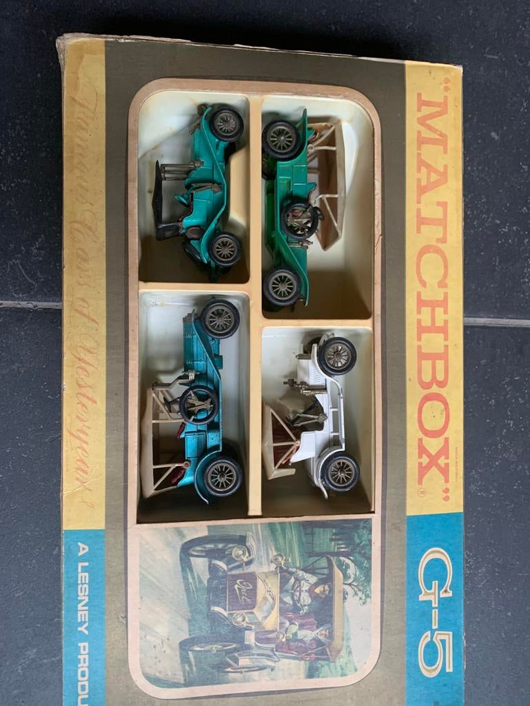 4 oude Matchbox in originele verpakking, Ophalen of Verzenden