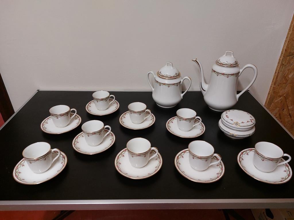 Limoges Koffieservies, Antiek en Kunst, Ophalen of Verzenden