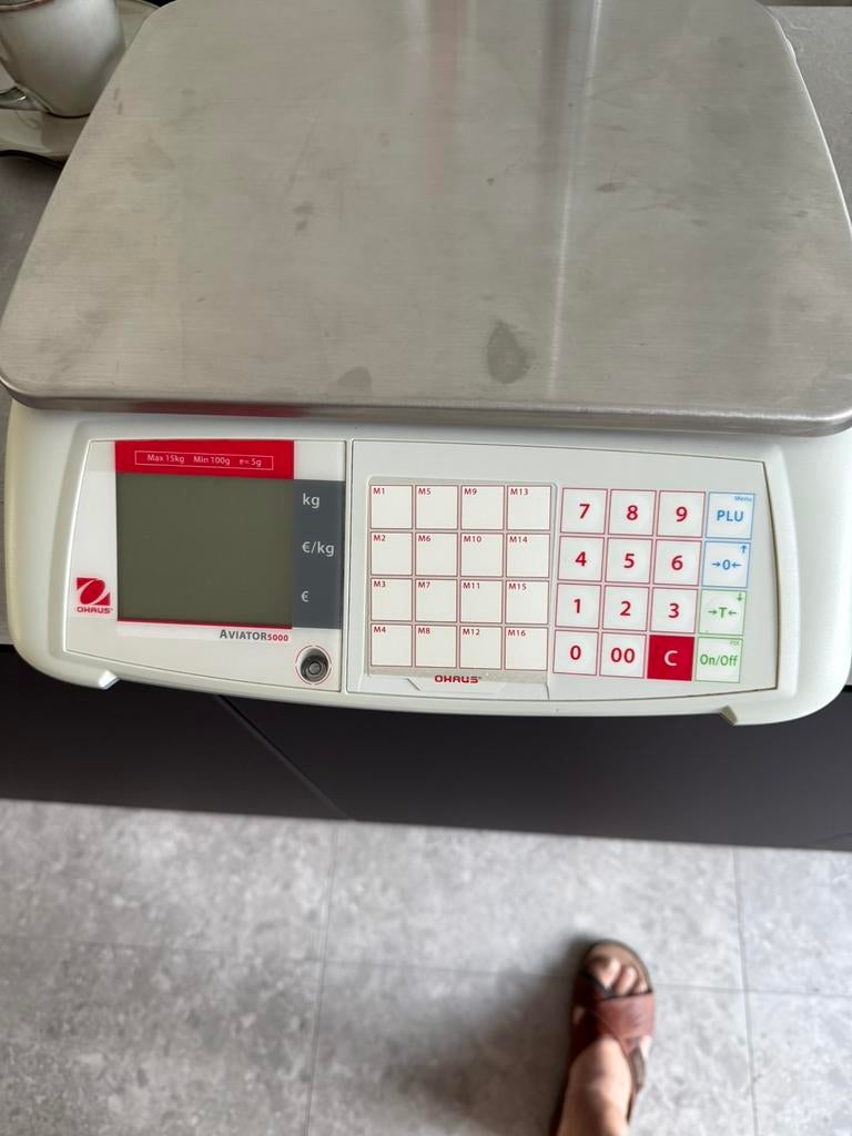 Weegschaal prijs per kilo e NH z, Elektronische apparatuur, Weegschalen, Ophalen of Verzenden, Zo goed als nieuw