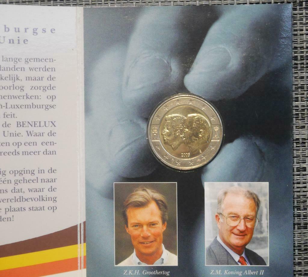 2 Euro Coincard België 2005 Economische Unie, Ophalen of Verzenden, België, 2 euro, Setje