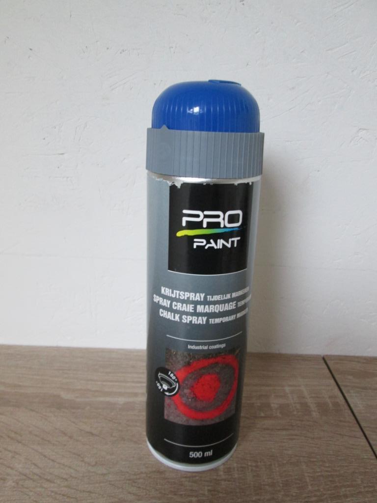 Krijtspray, Enlèvement, Neuf