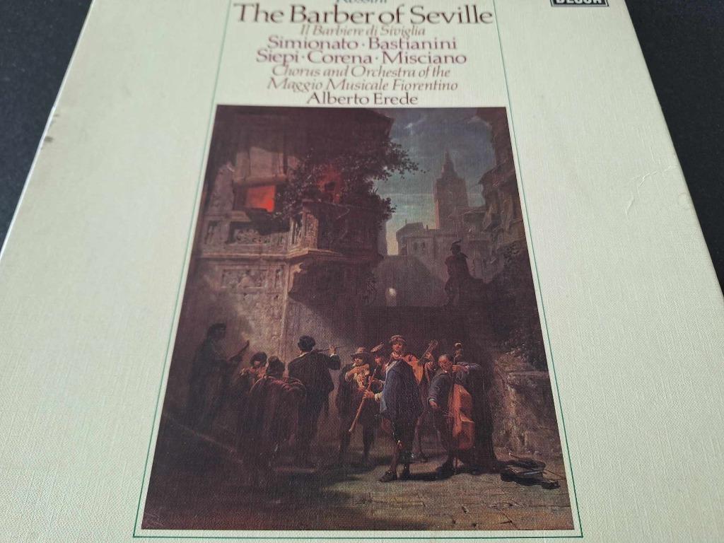 Rossini / Erede - The Barber Of Seville Box 3 x Lp's Vinyl, Gebruikt, Opera of Operette, Ophalen of Verzenden, 12 inch