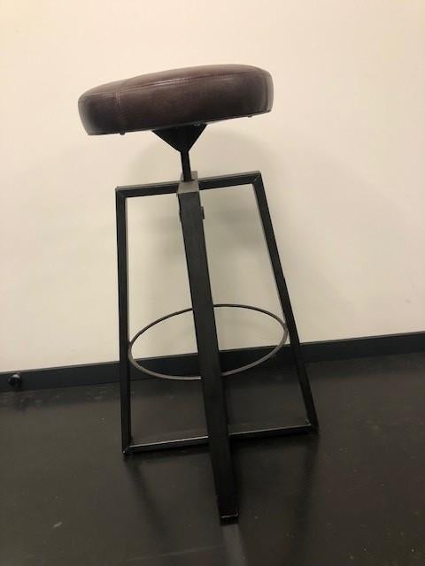 Tabourets de bar - Look industriel, 90 cm ou plus, 4 tabourets, Comme neuf, Métal