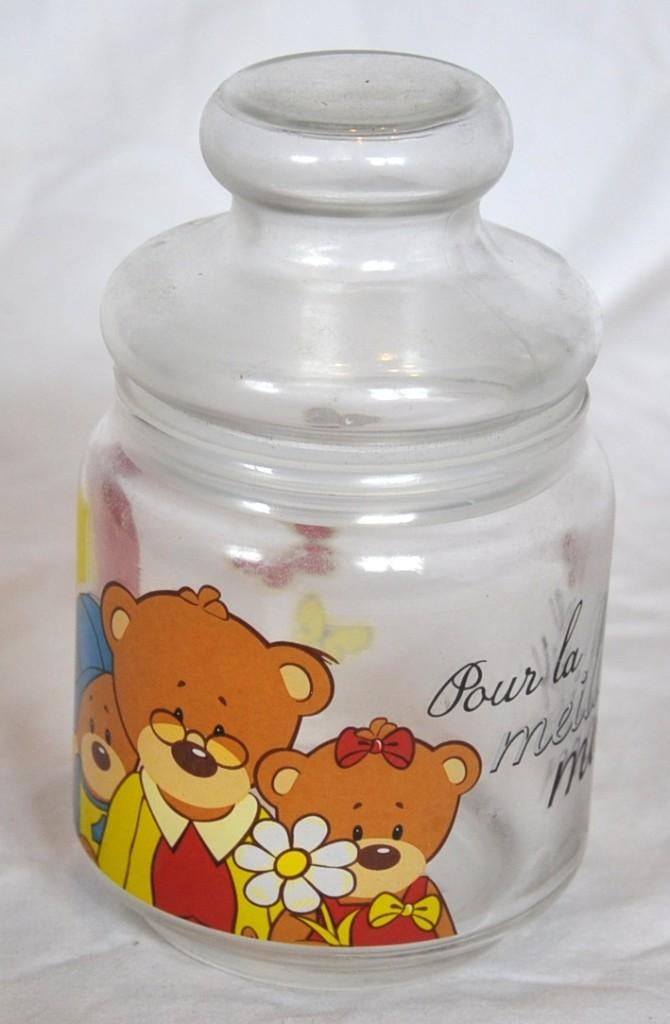 bocal a bonbon en verre  meilleur mamy, Ophalen of Verzenden, Zo goed als nieuw, Glas, Kom(men)