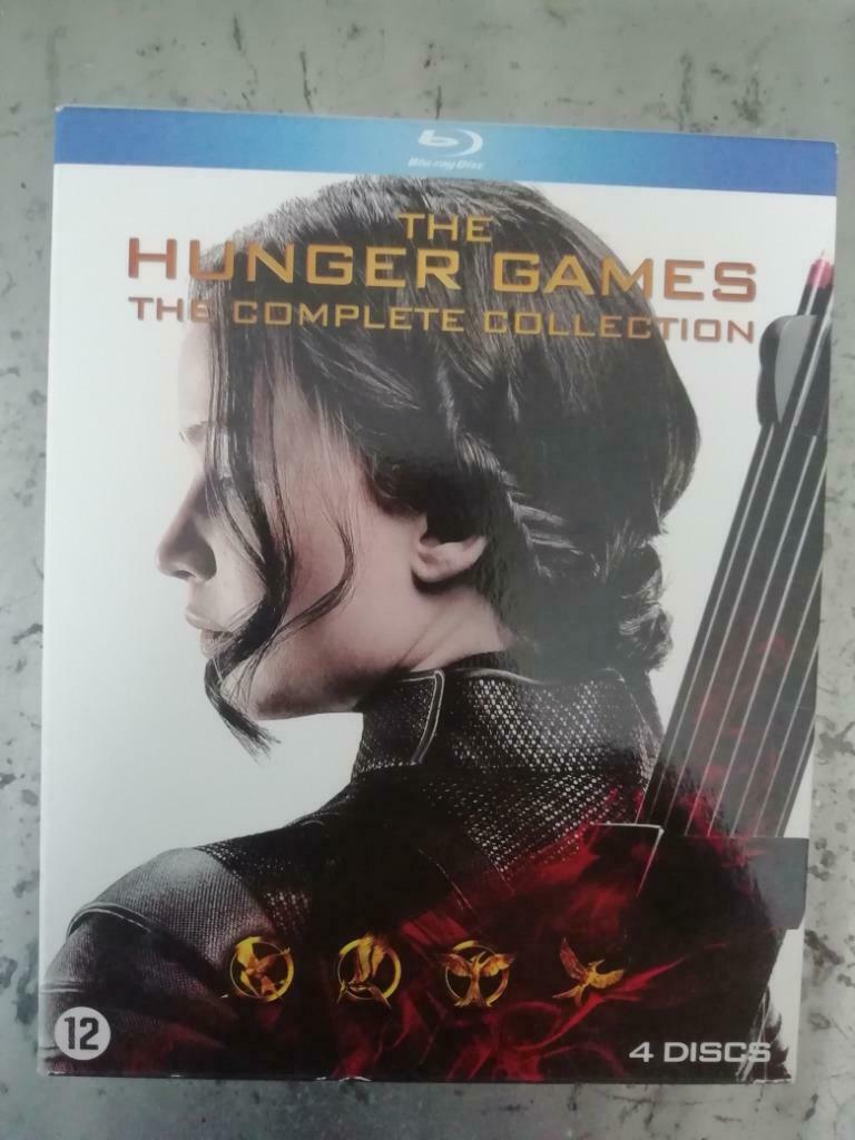 The Hunger Games op bluray, Vanaf 12 jaar, Ophalen of Verzenden, Actie, Boxset