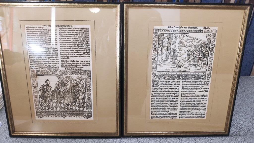2 blz uit: Dits die Excellente Chronijcke van Vlaenderen, Ophalen of Verzenden