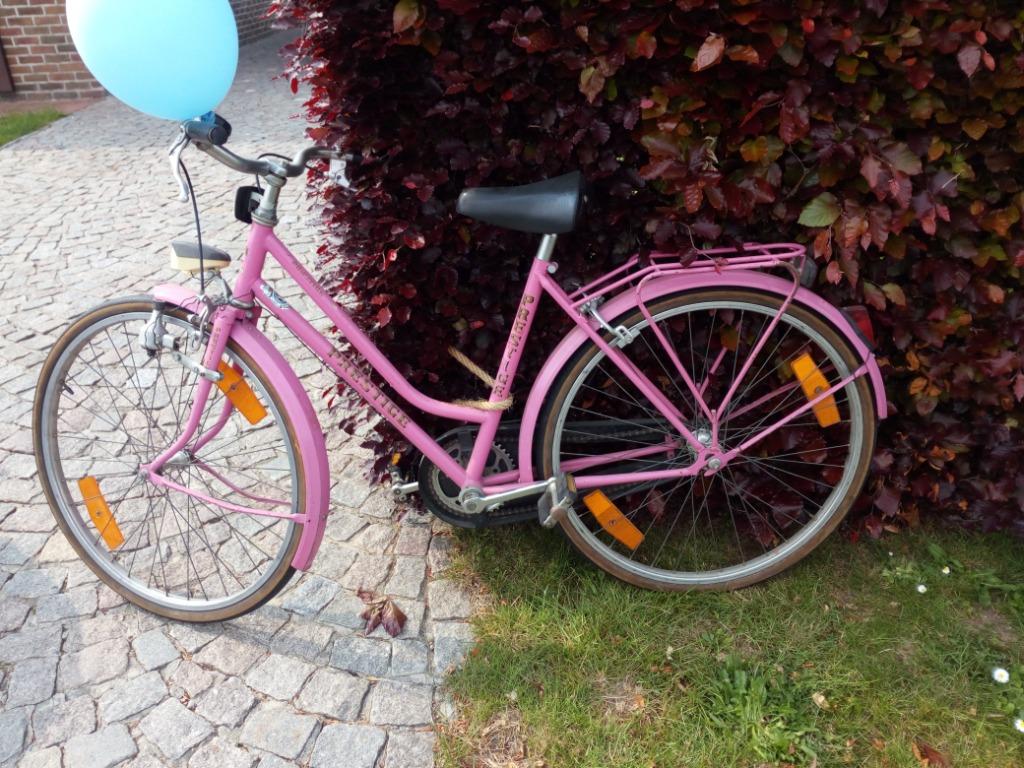 meisjesfiets, Ophalen, Gebruikt