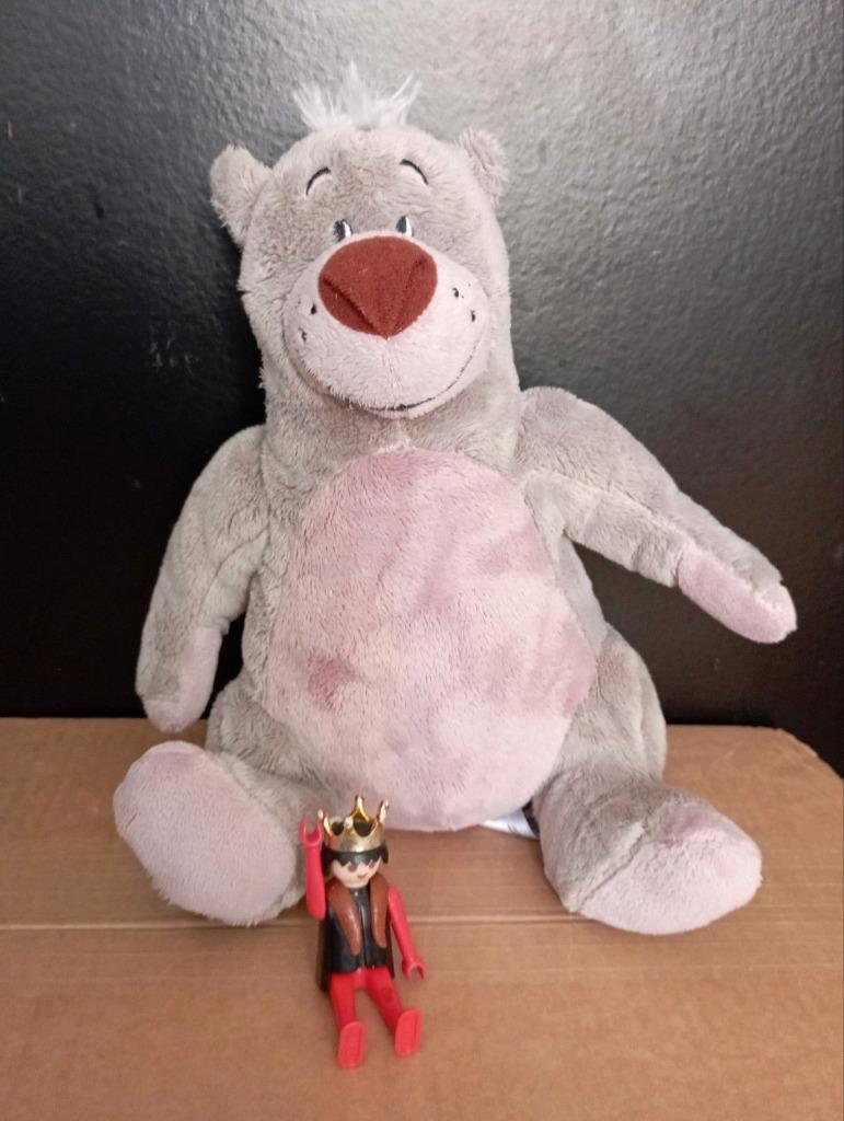 634) Disney jungle book Baloo 1, Kinderen en Baby's, Speelgoed | Knuffels en Pluche, Zo goed als nieuw, Beer, Ophalen of Verzenden