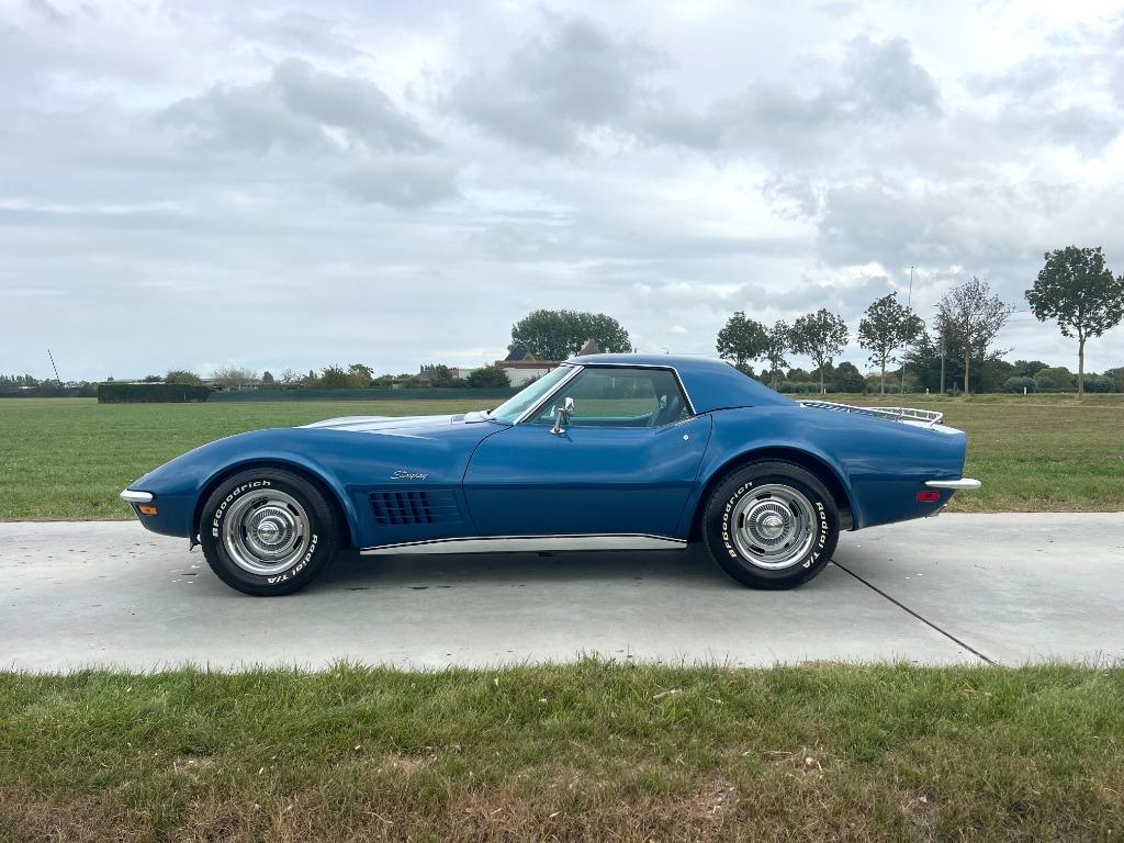 Chevrolet Corvette C3 LT1 1970, Auto's, Blauw, Bedrijf, Handgeschakeld, 2 zetels