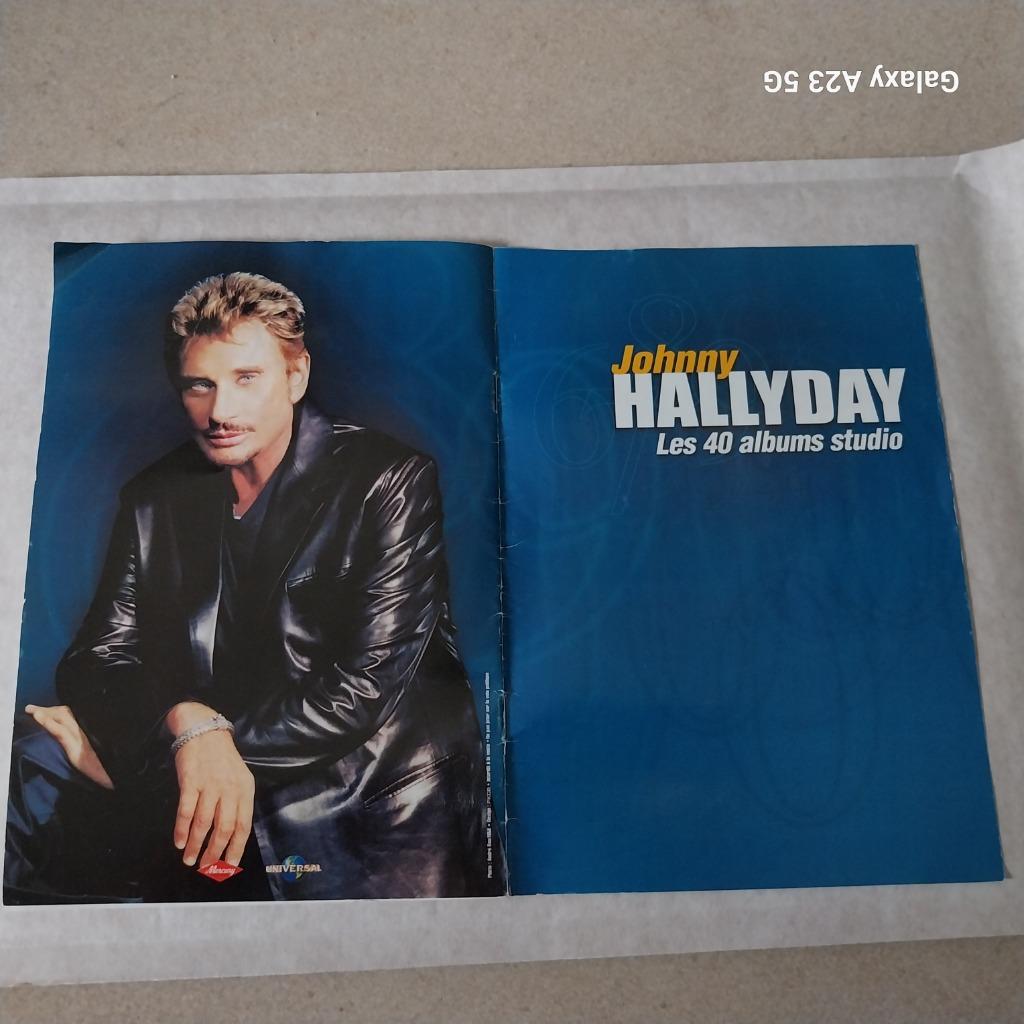 Verzamelingen van 40 studioalbums van Johnny Hallyday (cd's), Ophalen, Zo goed als nieuw