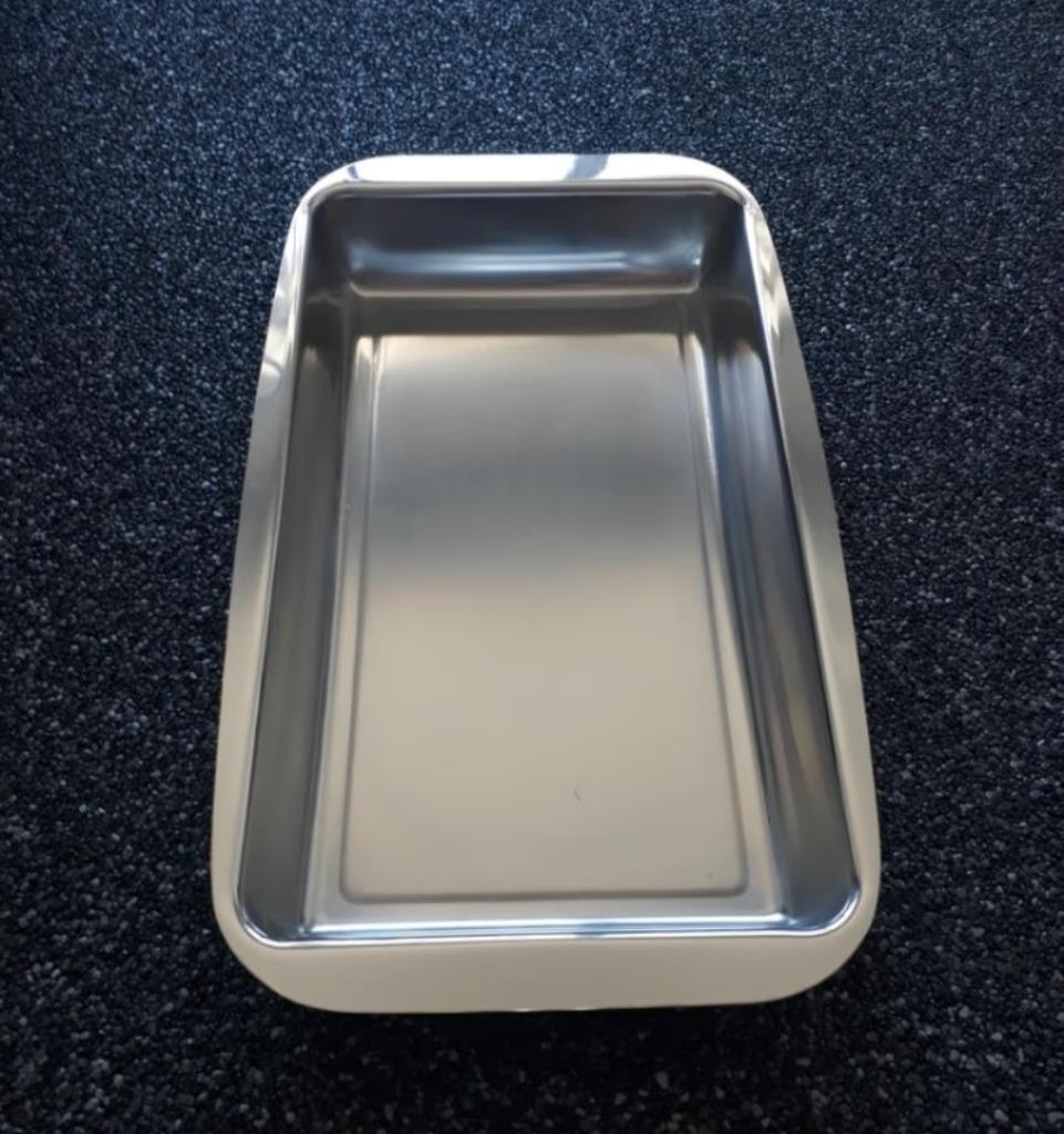 Inox braadslede - rechthoekig, Huis en Inrichting, Ophalen, Nieuw, Inox