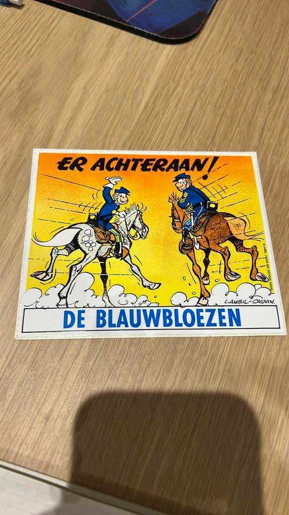 Blauwbloezen sticker, Verzamelen, Ophalen of Verzenden, Nieuw