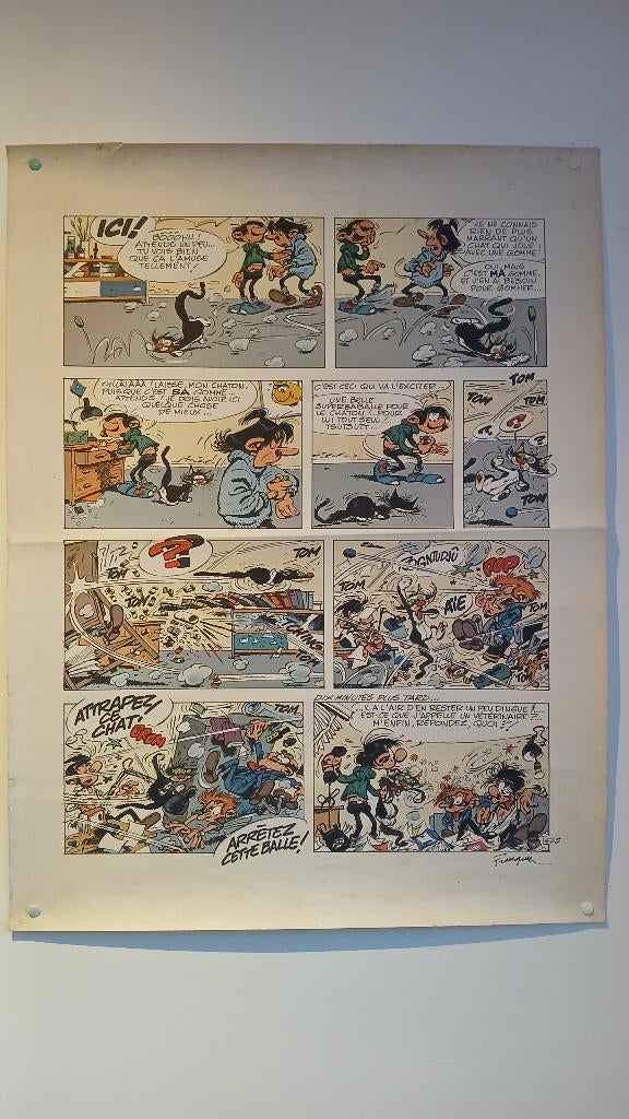 siregraphie franquin signer, Collections, 1980 à nos jours, Enlèvement ou Envoi, Gravure, Utilisé