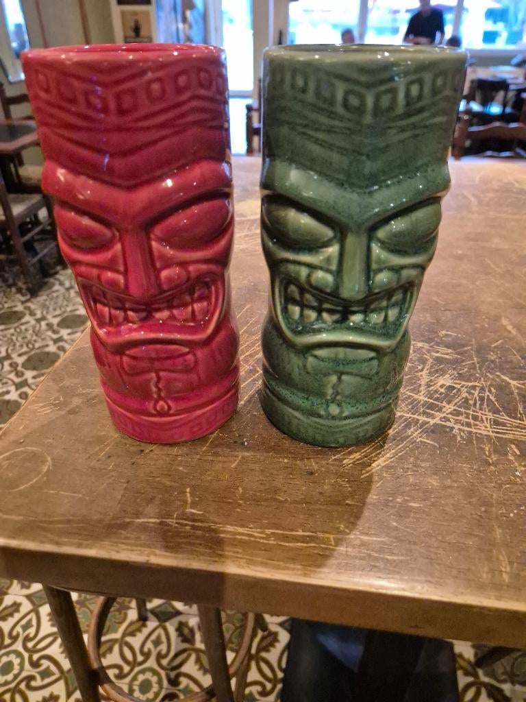 Tiki tumbler 20oz. Red en green 22 stuks, Huis en Inrichting, Ophalen, Keramiek, Overige typen, Nieuw