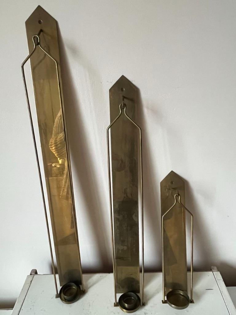 bougies ou porte-bougies en laiton, Enlèvement ou Envoi, Comme neuf, Chandelier