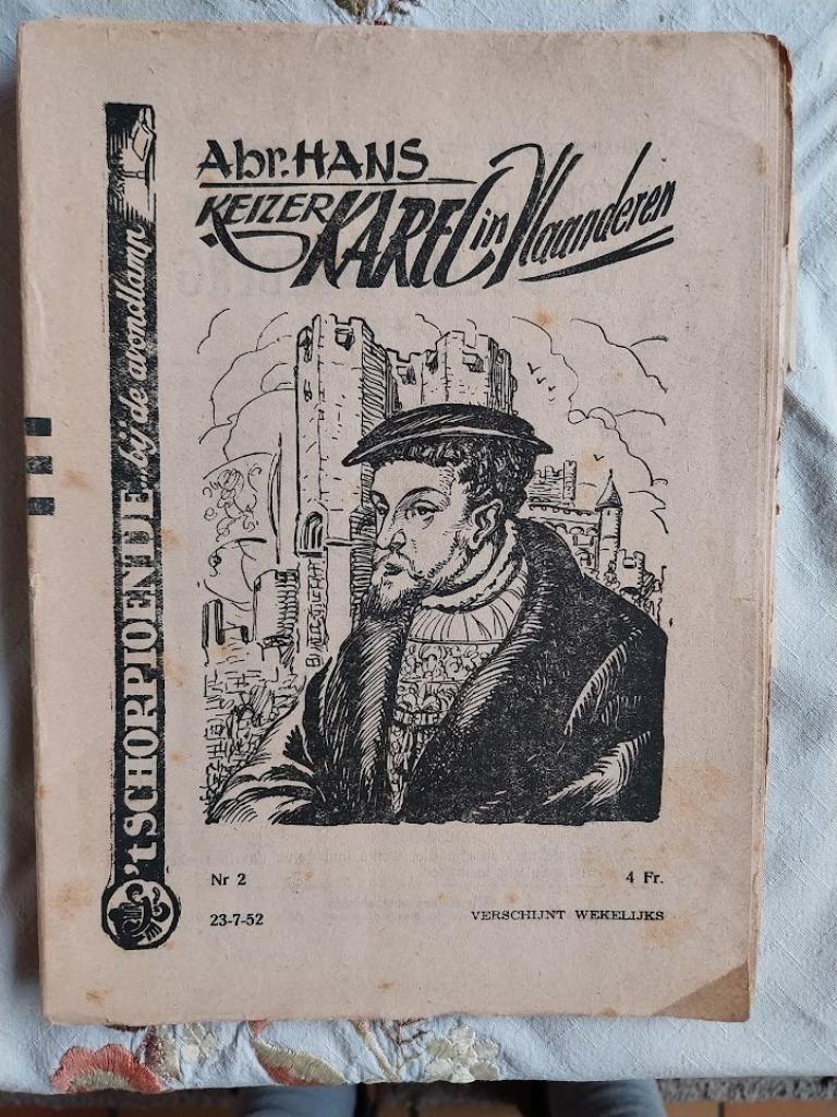 Boek " Keizer karel in Vlaanderen " ( Abraham Hans ), Ophalen of Verzenden, Gelezen, België