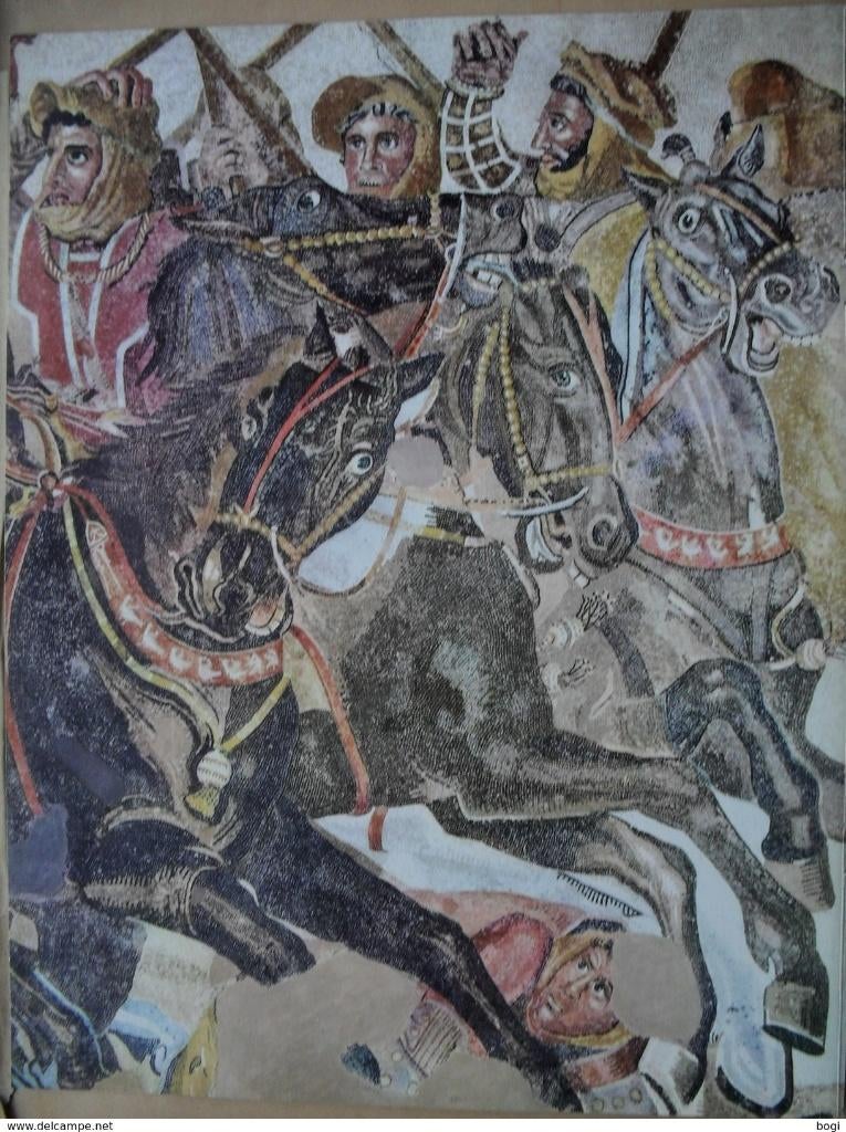 "Darios in de Slag bij Ixos" - Detail van het mozaïek, Verzenden