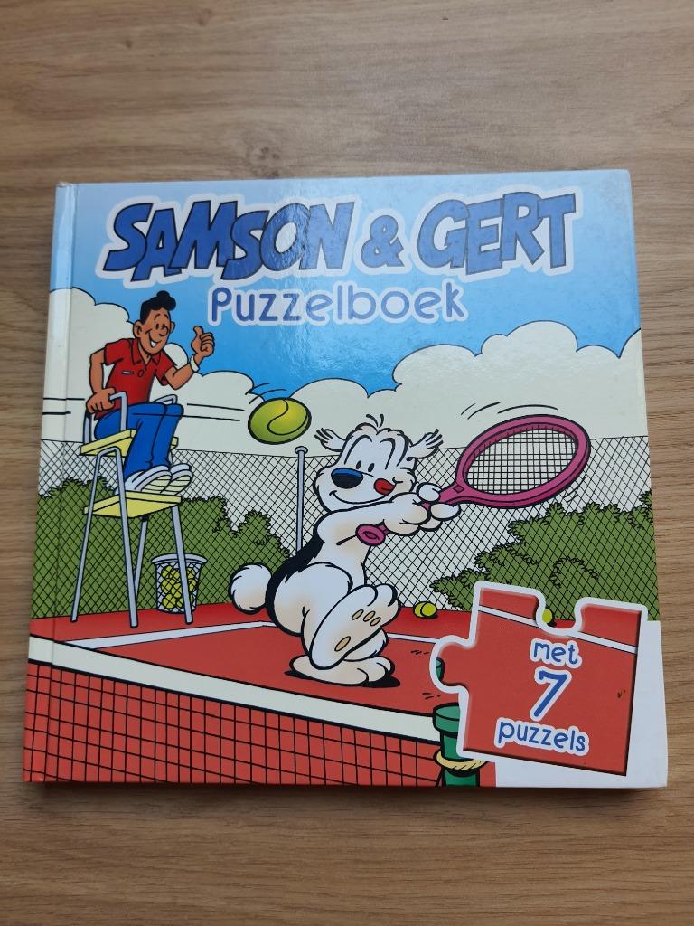 Puzzelboek samson en gert, Enlèvement, Moins de 10 pièces, Comme neuf, 6 mois à 2 ans