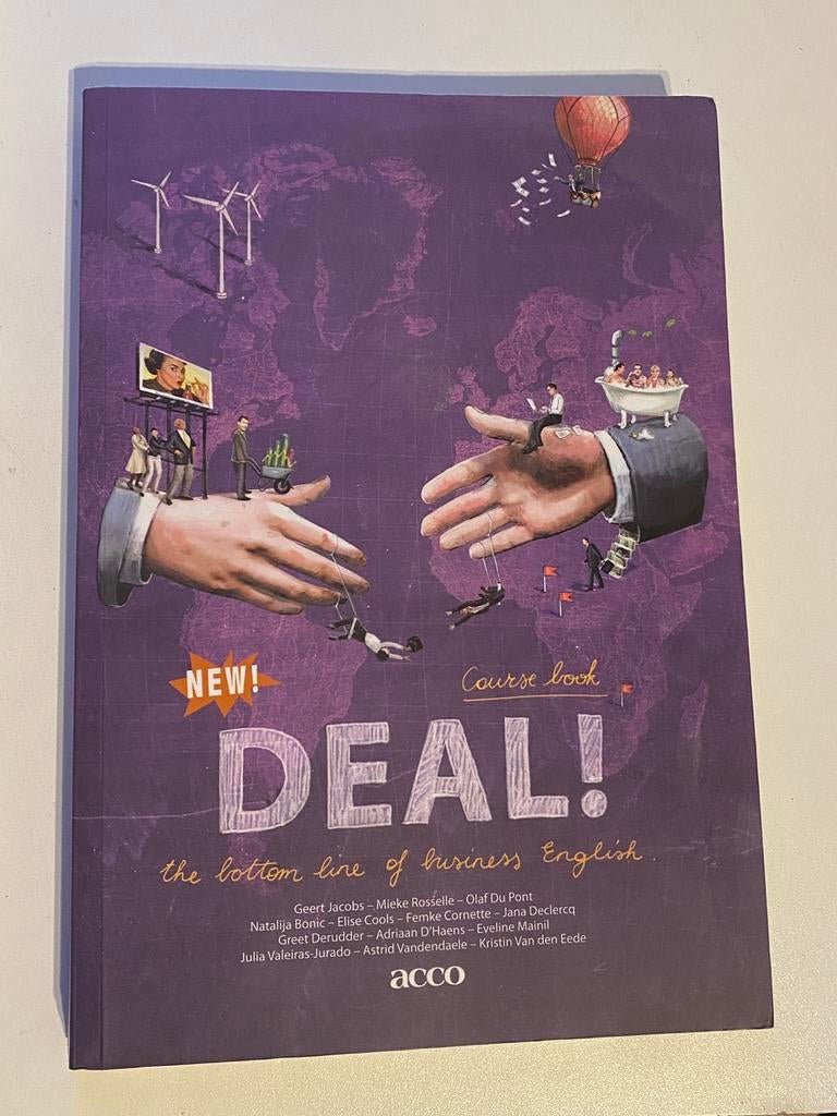 Deal! the bottom line of business English - Acco, Ophalen, Zo goed als nieuw