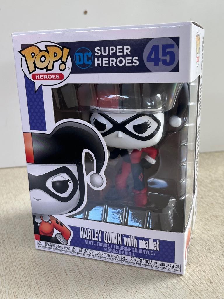 Funko Pop Super Heroes 45 Harley Quinn with mallet, Enlèvement ou Envoi, Neuf