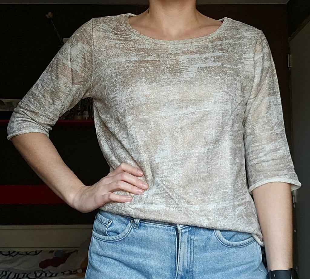 Rosé-gouden trui Costes. Maat M, Ophalen of Verzenden, Zo goed als nieuw, Maat 38/40 (M)