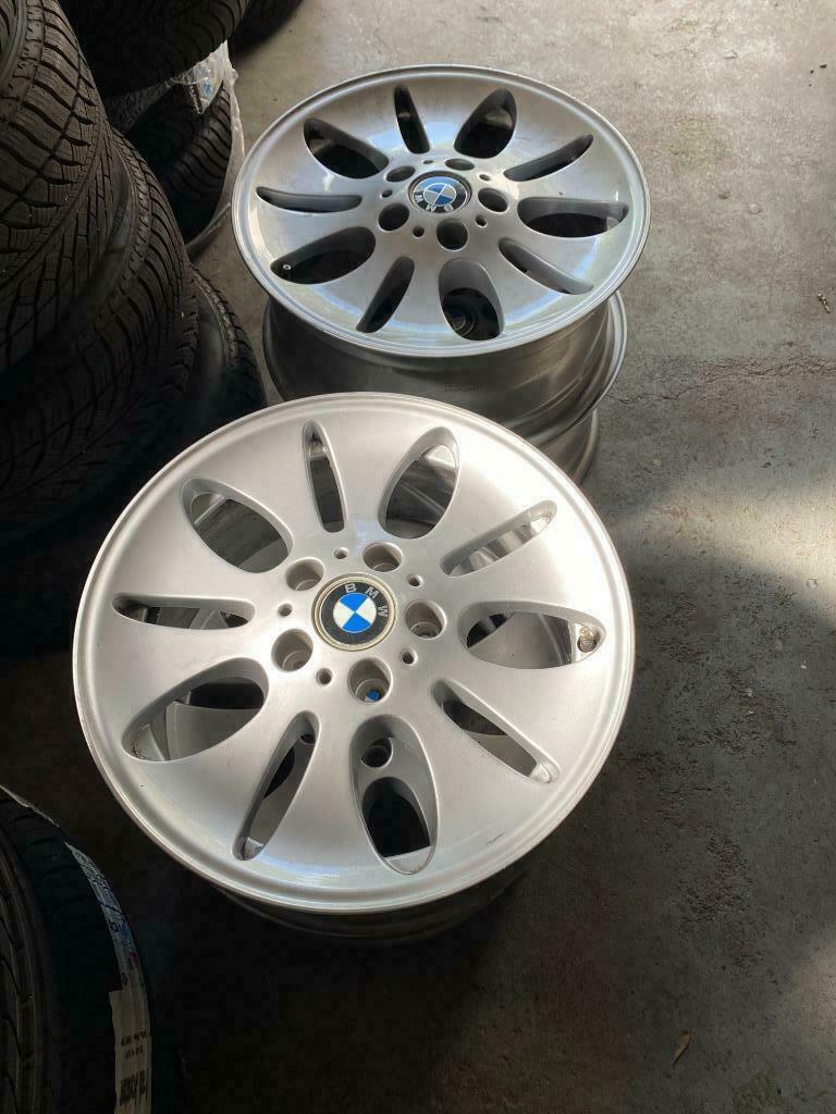 BMW X5 Velgen, lichtmetaal, model ellipsoide, 17 inch (2003), 4 Saisons, 17 pouces, Enlèvement, Véhicule tout-terrain