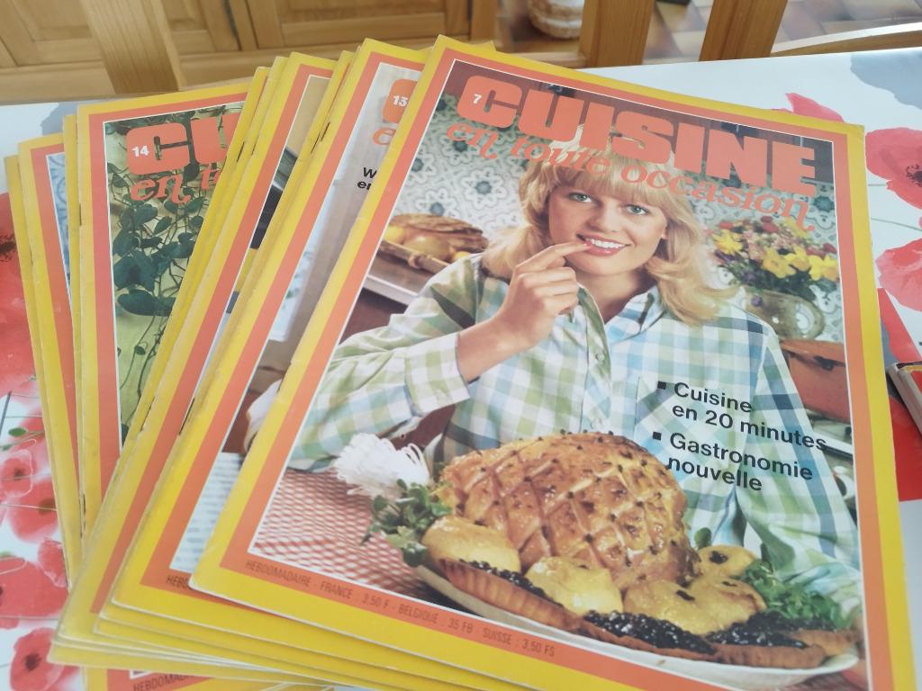 revues de cuisine année anciens, Collections, Revues, Journaux & Coupures, Enlèvement