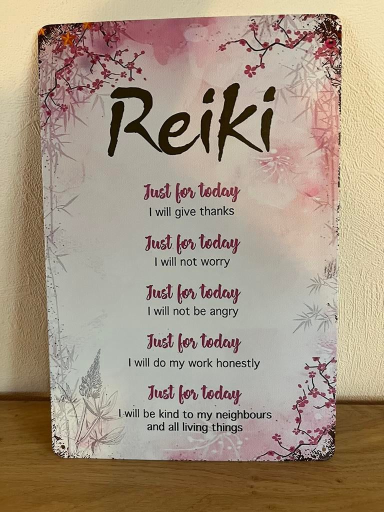 Reiki metalen plaat, Ophalen of Verzenden, Nieuw