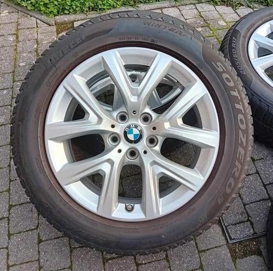 Winterbanden velgen BMW X1 F48 X2 F39 17inch TPMS 5x112 6mm, Ophalen, Zo goed als nieuw