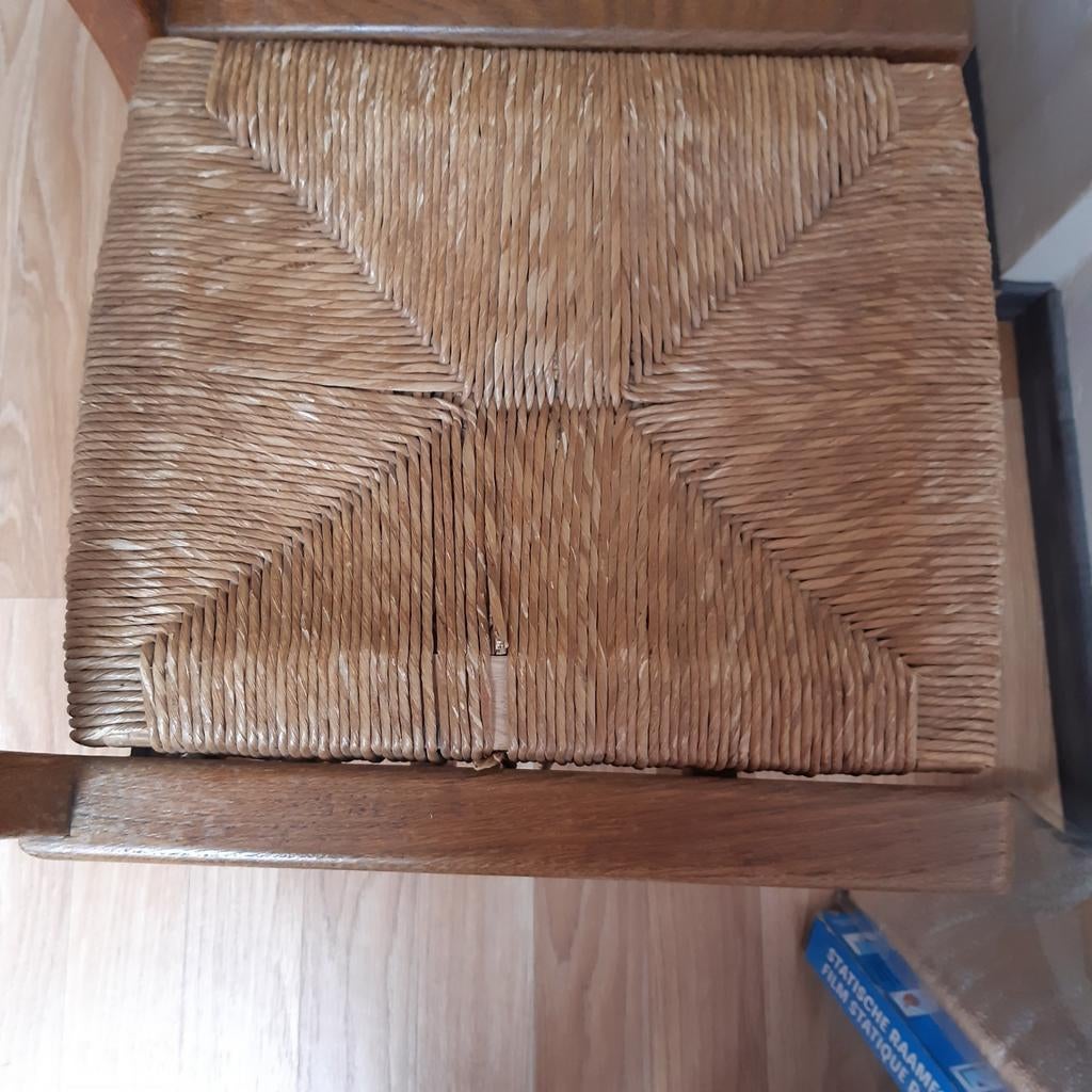 6 Eiken eetkamerstoelen, Antiek en Kunst, Ophalen