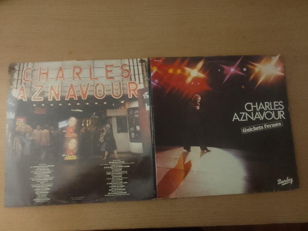 33T 2 LP CHARLES AZNAVOUR 1978 GUICHETS FERMES BARCLAY, Ophalen of Verzenden, Gebruikt
