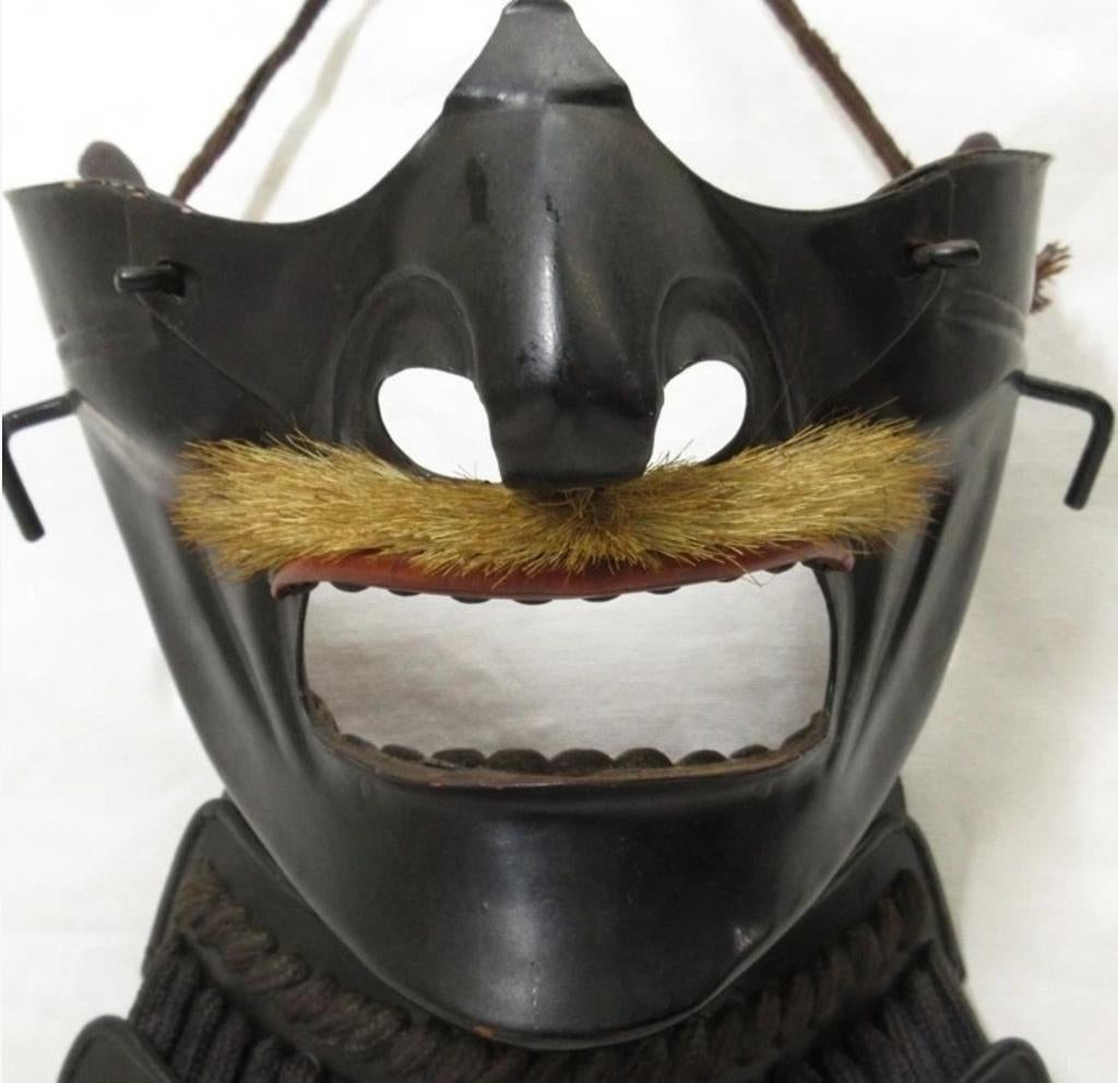 Menpo Yoroi samoerai masker, Verzamelen, Ophalen of Verzenden