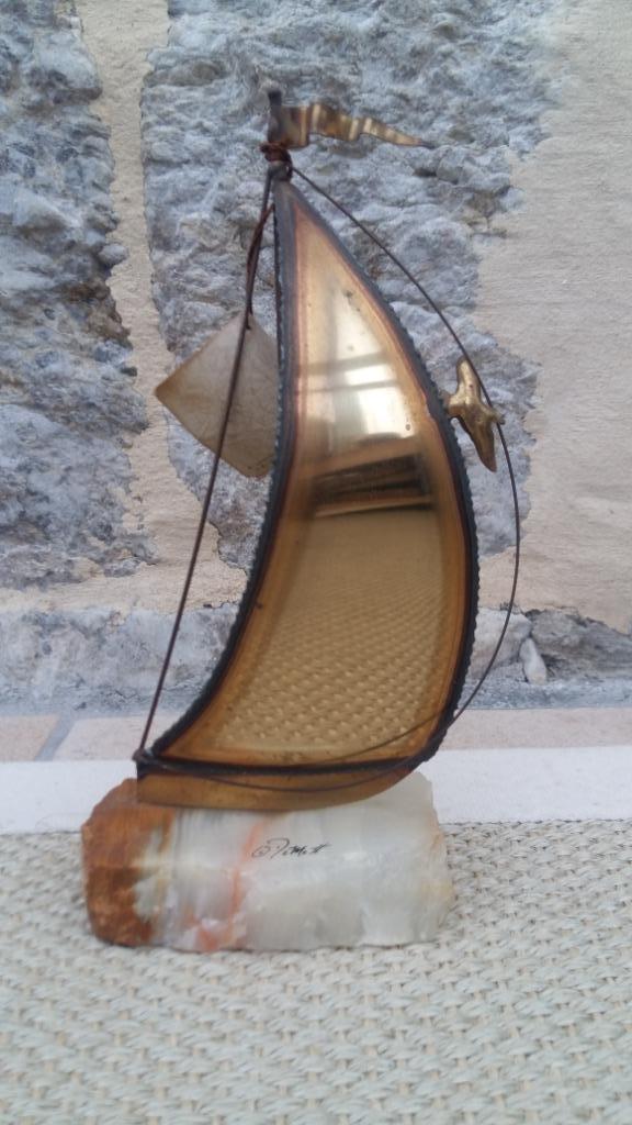 Sculpture métallique De Mott - Voile, Enlèvement ou Envoi