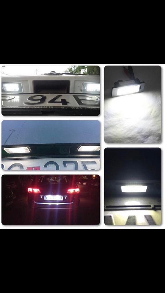Led éclairage de plaque dispo pour VW Audi BMW Renault, Audi