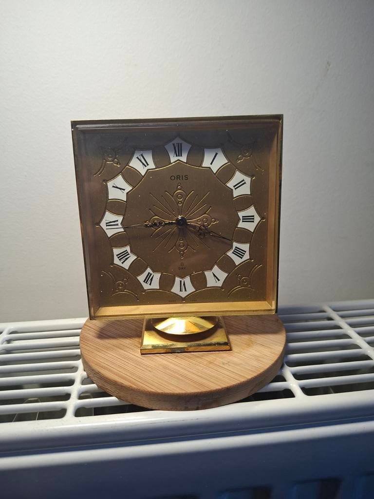Oris 8-daagse wekker - Swiss made, Antiek en Kunst, Ophalen