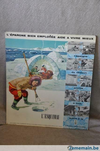 §  ancien panneau cger "l'esquimau", Verzamelen, Ophalen of Verzenden, Gebruikt