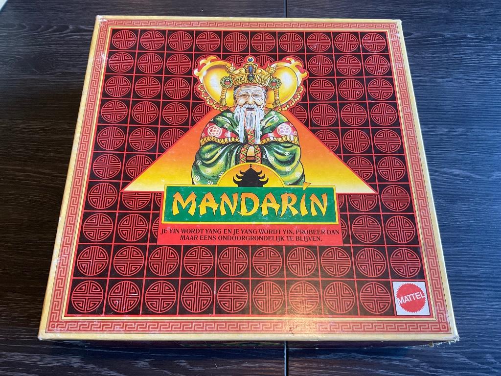 Gezelschapsspel Mandarin Mattel compleet, Ophalen of Verzenden, Gebruikt