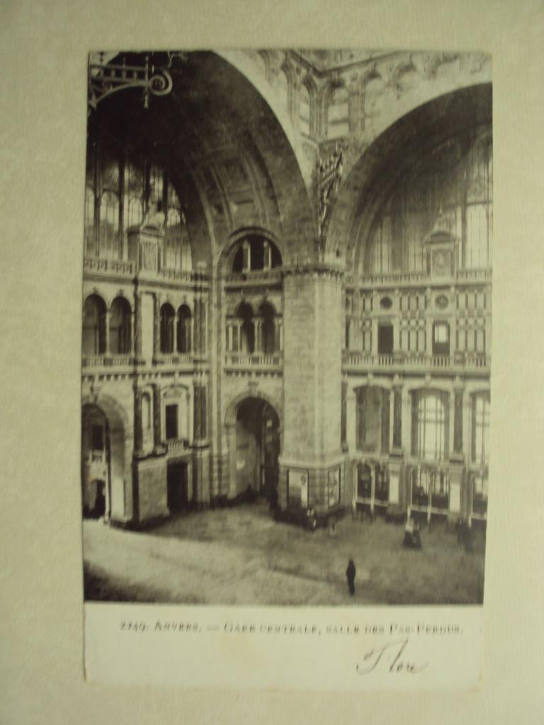 60088 - ANVERS - GARE CENTRALE - VERSTUURD 1906 !!!, Envoi
