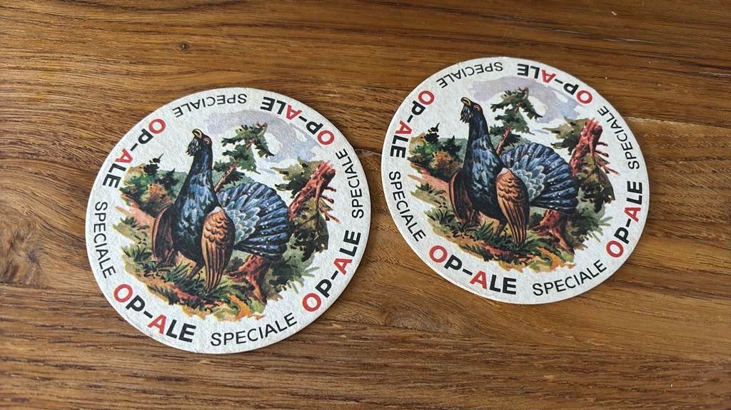 2 bierviltjes Op-ale, Verzamelen, Biermerken, Ophalen of Verzenden