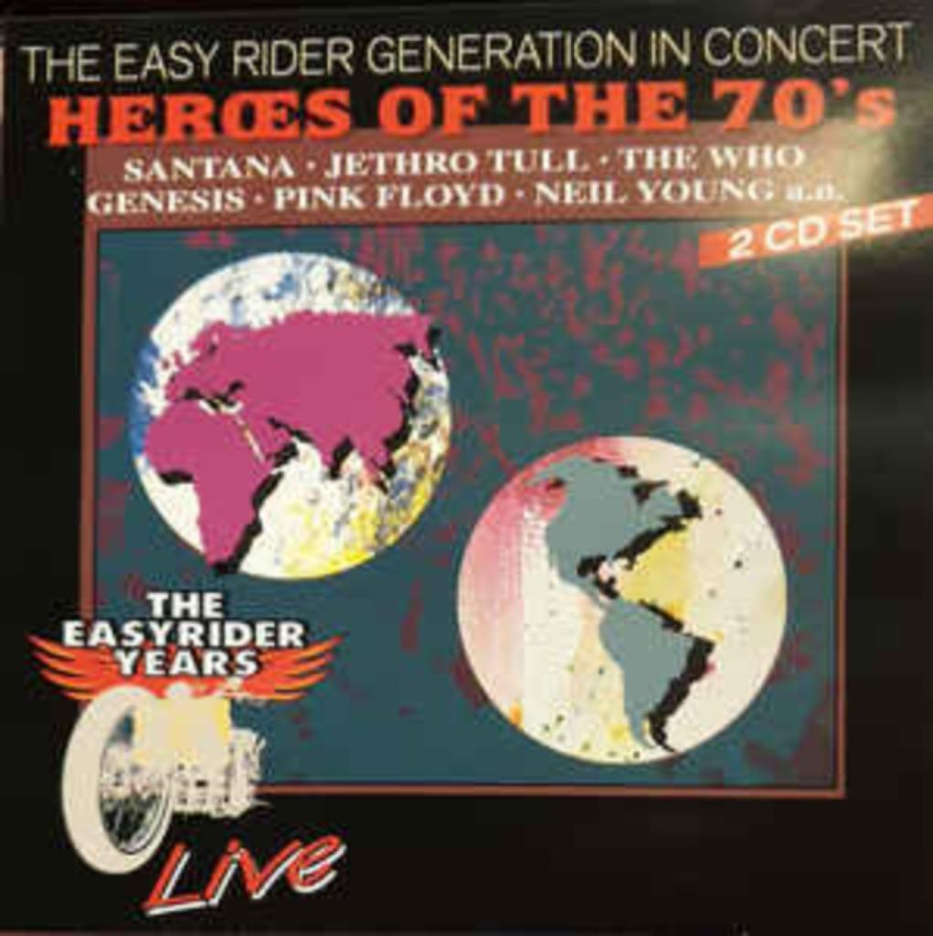 2 CD's - The Easy Rider Generation In Concert - Heroes Of Th, Verzenden, Zo goed als nieuw, Poprock