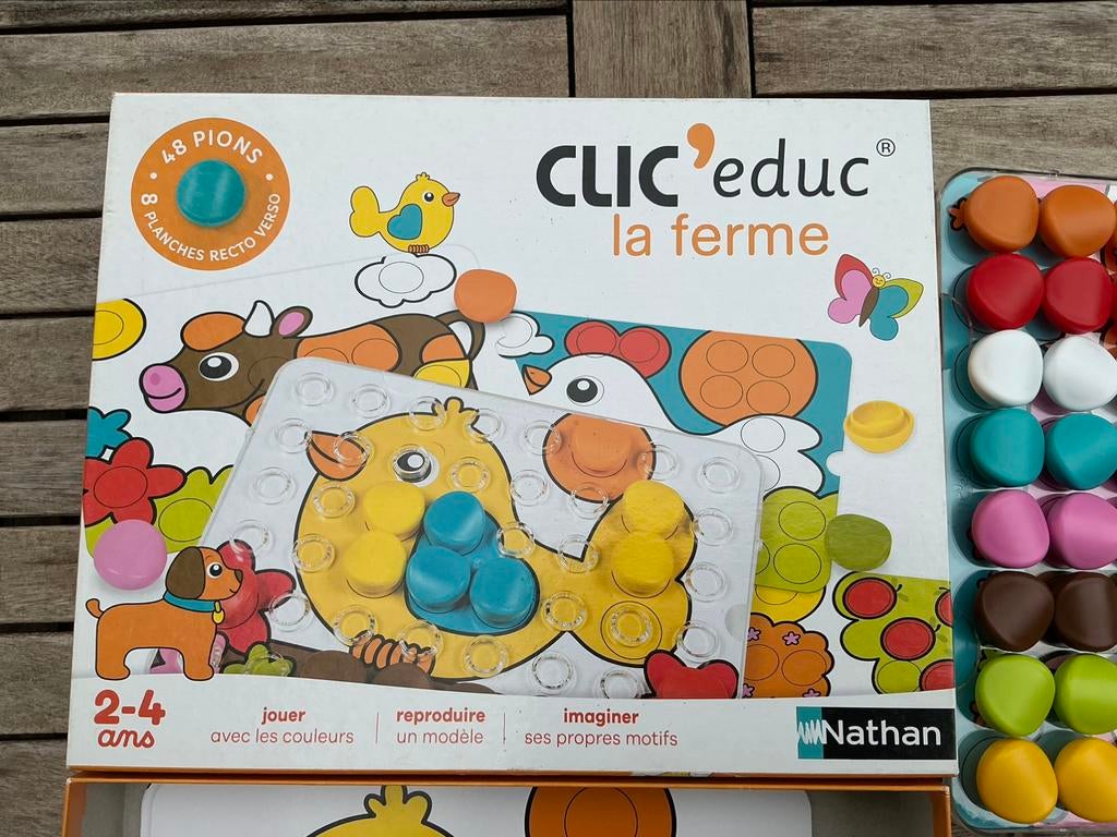 Clic’educ La ferme 2-4 ans Nathan, Enlèvement, Comme neuf
